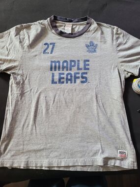 Roots Athletic Grey "Maple Leafs" Crewneck Men's Shirt